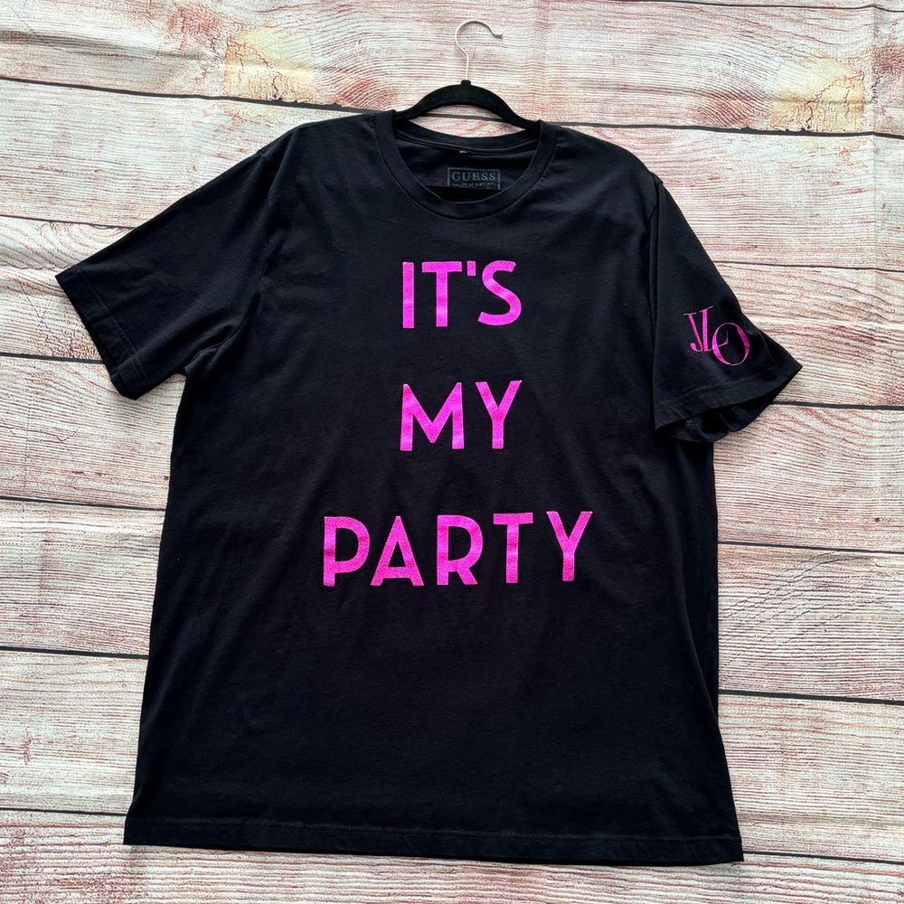 Guess • JLO ‘IT’S MY PARTY’ Summer 2019 T-Shirt - Tour Merch - Size XXL - Picture 11 of 12
